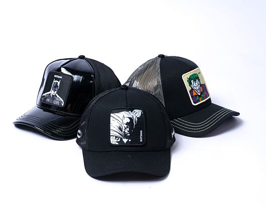 Dětská Kšiltovka Capslab DC Comics Trucker - Batman Trucker Black & White - Black / White