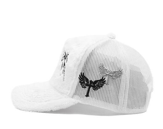 Kšiltovka Reflection Luxury Fuzzy Trucker - White / Black