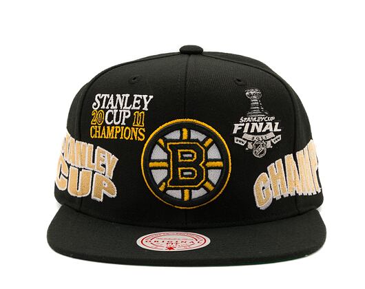 Kšiltovka Mitchell & Ness World Champs Snapback NHL Boston Bruins Black