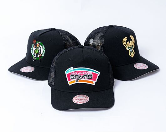 Kšiltovka NBA Monogram Trucker Hwc San Antonio Spurs Black