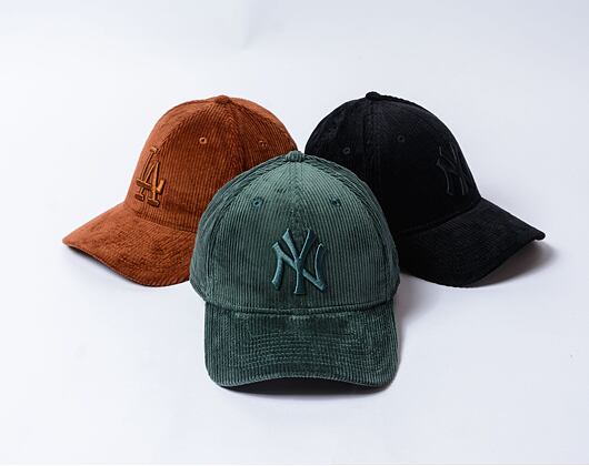 Kšiltovka New Era - 39THIRTY Cord - NY Yankees - Dark Green