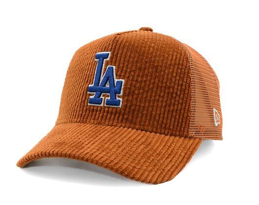 Kšiltovka New Era - 9FORTY Trucker Cord - LA Dodgers - Brown