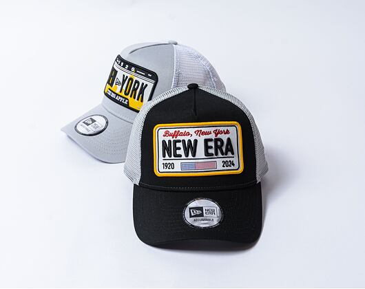 Kšiltovka New Era - 9FORTY Trucker Location Plate - Buffalo, New York - Black