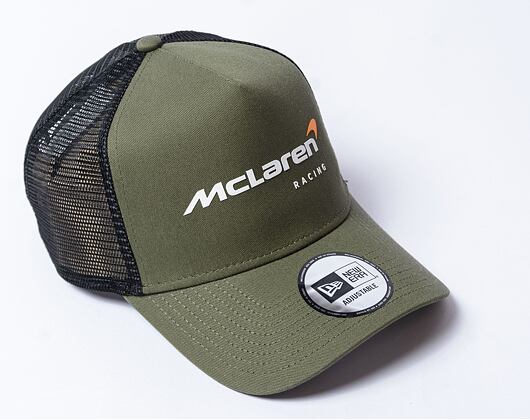 Kšiltovka New Era - 9FORTY Trucker Seasonal McLaren F1 - New Olive