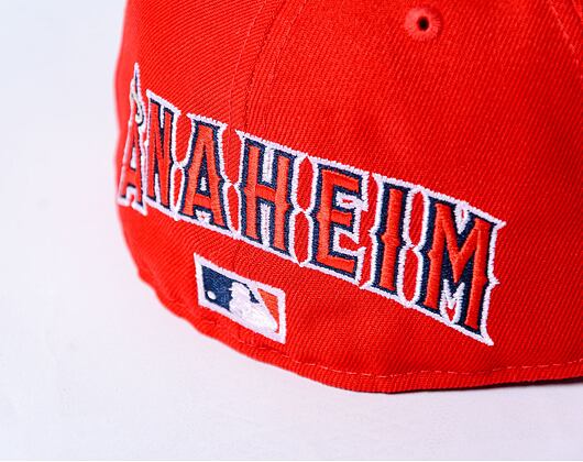 Kšiltovka New Era - 59FIFTY Upside-Down - Anaheim Angels - Scarlet