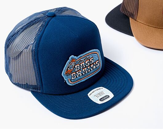 Kšiltovka Brixton - Bass Brains Boat HP Trucker - Washed Navy