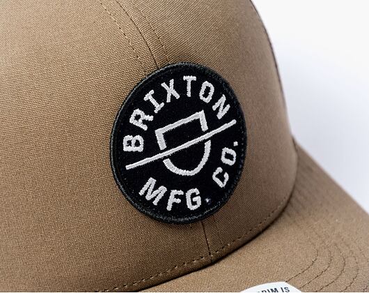 Kšiltovka Brixton Crest X MP Mesh Cap - Dark Earth / Desert Palm