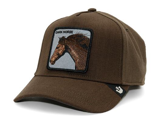 Kšiltovka Goorin Trucker - Dark Horse Field 100 - Brown