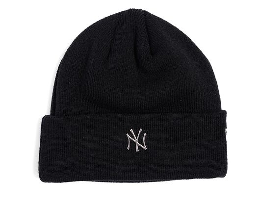 Kulich New Era - Medium Knit Metallic Cuff Beanie - NY Yankees - Black