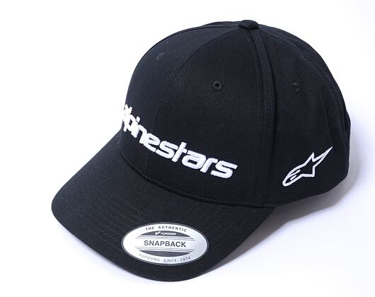 Kšiltovka Alpinestars - Linear Wordmark 2.0 - Black/White