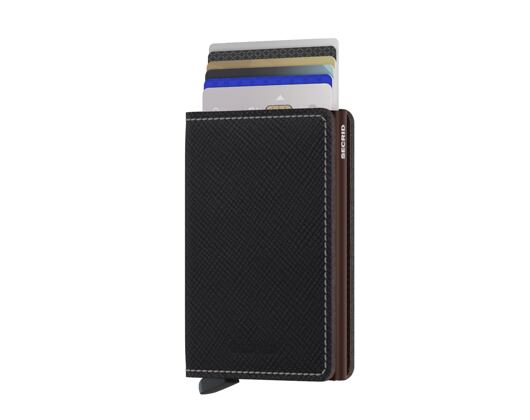 Peněženka Secrid Slimwallet Saffiano Brown