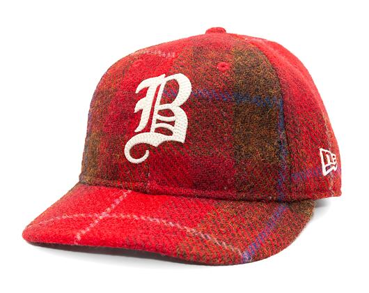 Kšiltovka New Era - 9FIFTY Retro Crown Harris Tweed - Boston Braves - Pinot Red