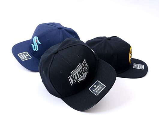 Kšiltovka Fanatics - Los Angeles Kings - A/CAP Str Mid Crn Adj Sqv Sbk - Black