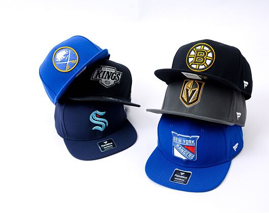 Kšiltovka Fanatics - Boston Bruins - A/CAP Str Mid Crn Adj Sqv Sbk - Black