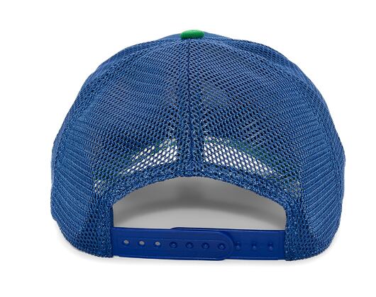 Kšiltovka Fanatics - Vancouver Canucks - A/CAP Structured Adjustable Meshback - Blue Cobalt/Kelly Gr