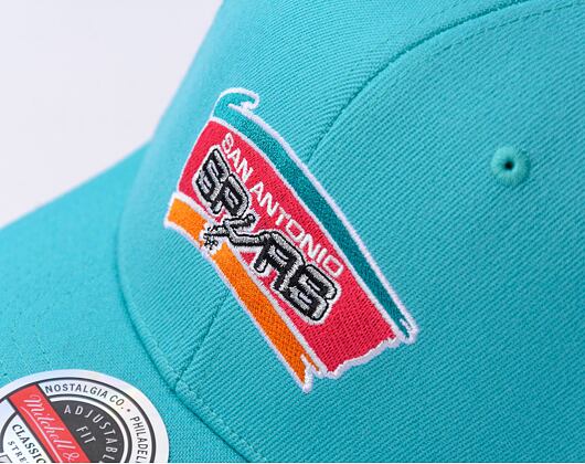 Kšiltovka Mitchell & Ness NBA Home Town Classic Red San Antonio Spurs Teal