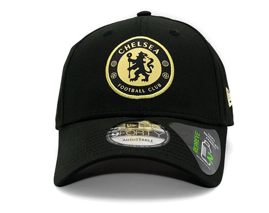 Kšiltovka New Era - Pop Outline 9FORTY - Chelsea FC Lion Crest - Black / Gold