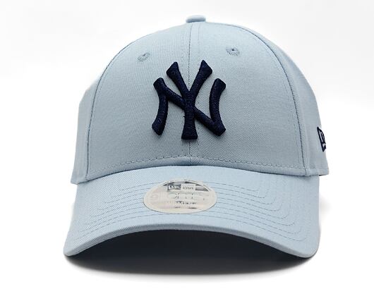 Dámská Kšiltovka New Era - MLB Metallic 9FORTY - NY Yankees - Pastel Blue / Navy