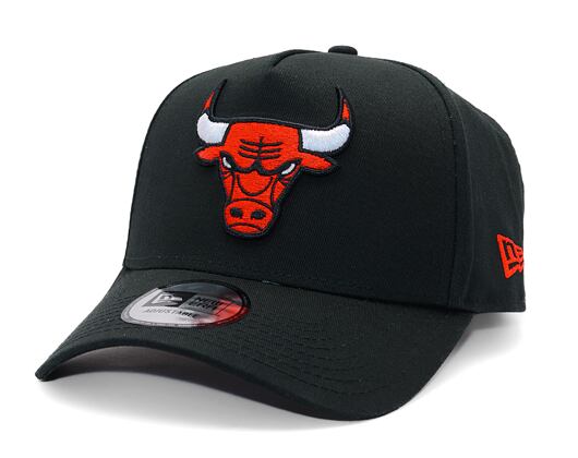 Kšiltovka New Era - NBA Side Patch 9FORTY A-Frame - Chicago Bulls - Black