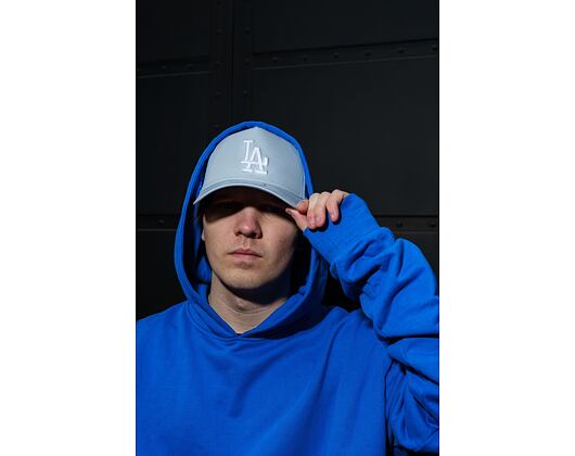 Kšiltovka New Era - MLB Essential 9FORTY Trucker - LA Dodgers - Pastel Blue / Navy