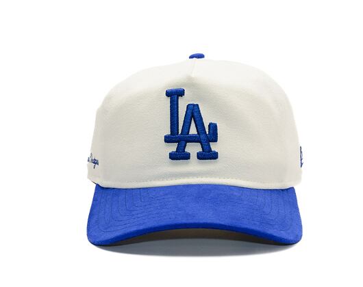 Kšiltovka New Era - MLB Script GOLFER - LA Dodgers - Cream / Dark Royal