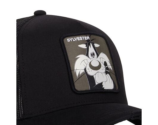 Kšiltovka Capslab - Trucker Looney Tunes - Sylvester - Black / White