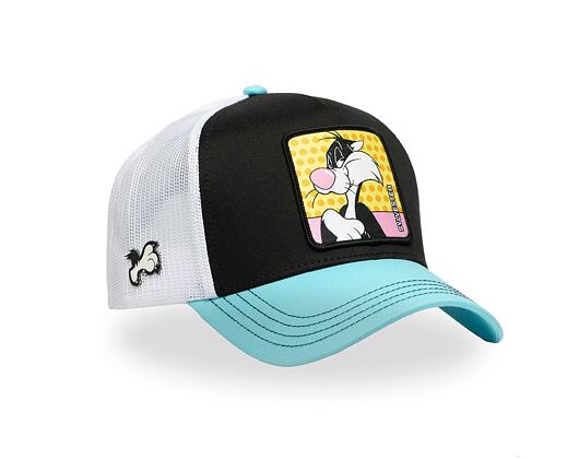 Kšiltovka Capslab - Trucker Looney Tunes - Sylvester - Black / Blue