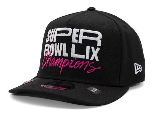 Kšiltovka New Era - 9FIFTY A-Frame 2024 NFL Super Bowl Parade - Philadelphia Eagles - Black