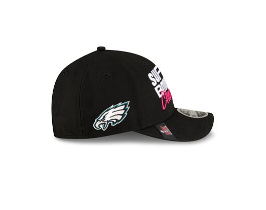 Kšiltovka New Era - 9FORTY M-CROWN 2024 NFL Super Bowl Parade - Philadelphia Eagles - Black