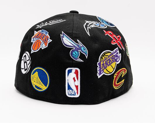 Kšiltovka New Era 59FIFTY NBA All Over Patch 5 NBA Black