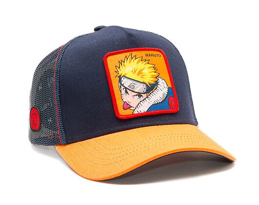 Kšiltovka Capslab Naruto - Uzumaki Naruto v.2 Navy / Orange