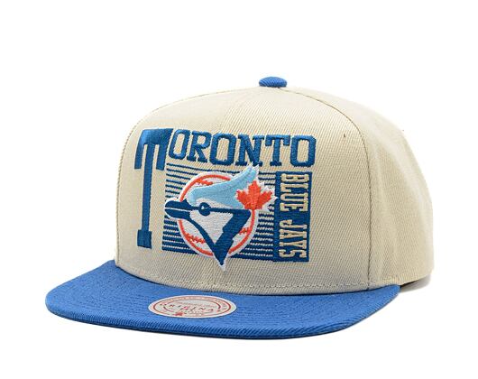 Kšiltovka Mitchell & Ness Speed Zone Snapback Toronto Blue Jays Off White