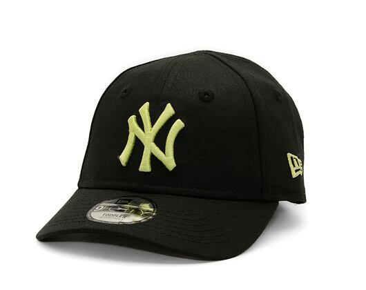 Dětská Kšiltovka New Era - 9FORTY League Essential - NY Yankees - Black / Neon Yellow