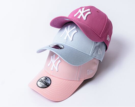 Dětská Kšiltovka New Era - 9FORTY League Essential - NY Yankees - Pastel Blue / White