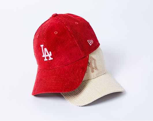 Dámská kšiltovka New Era - 9FORTY Cord - LA Dodgers - Rust / Fondant Pink