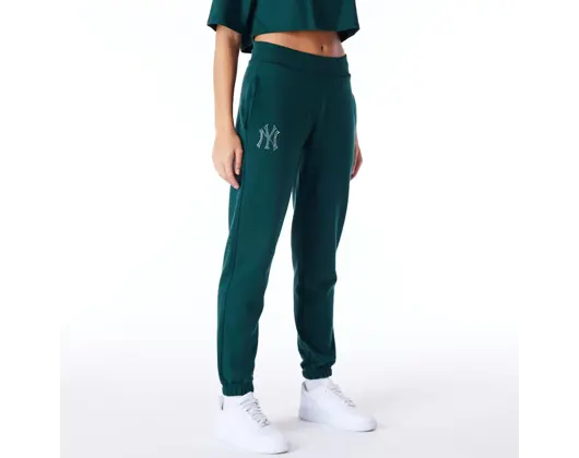 Dámské tepláky New Era - Diamante Joggers - NY Yankees - Dark Green