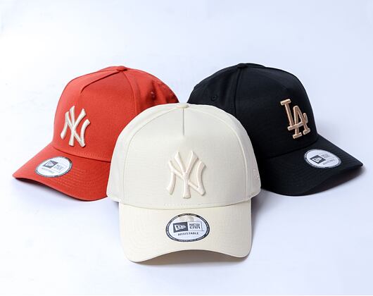 Kšiltovka New Era - 9FORTY A-Frame League Essential - NY Yankees - Beige