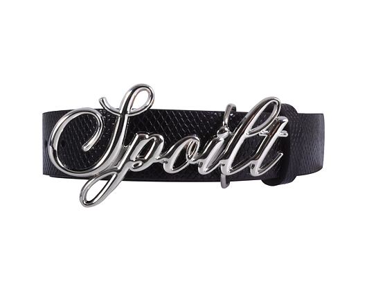 Pásek Spoilt Clo. Snake Skin Belt Black