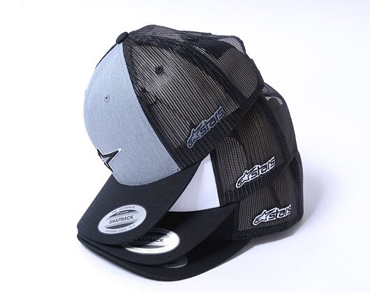 Kšiltovka Alpinestars - Ageless Outline Trucker - Grey Heather/Black