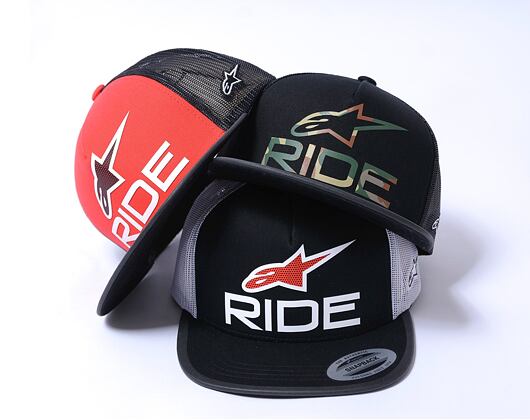 Kšiltovka Alpinestars - Ride 4.0 - Black/White/Red