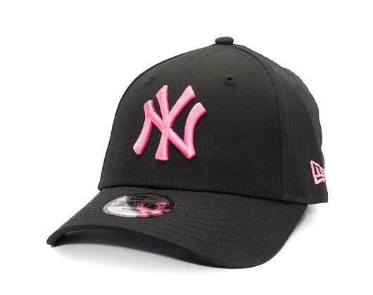 Dětská Kšiltovka New Era - 9FORTY Kids MLB Neon - NY Yankees - Black / Green Glow