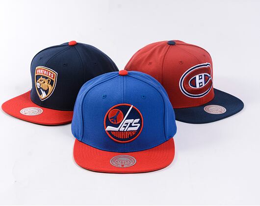 Kšiltovka Mitchell & Ness - Team 2 Tone 2.0 Snapback - Winnipeg Jets - Navy/Red