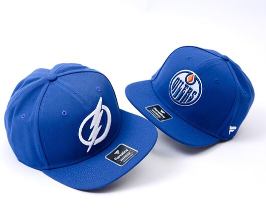 Kšiltovka Fanatics - Tampa Bay Lightning - A/CAP Str Mid Crn Adj Sqv Sbk - Blue Cobalt