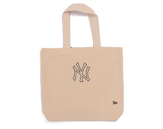 Taška New Era - MLB Cord Tote Bag - NY Yankees - Stone / Black