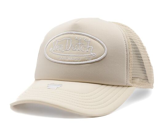 Kšiltovka Von Dutch - Trucker Tampa - Caps - Polyester - Beige/Cream