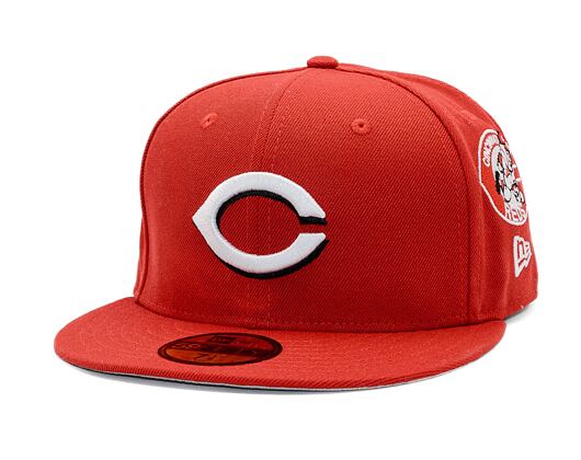 Kšiltovka New Era - MLB Image Drop - All Over Print 59FIFTY - Cincinnati Reds - Scarlet