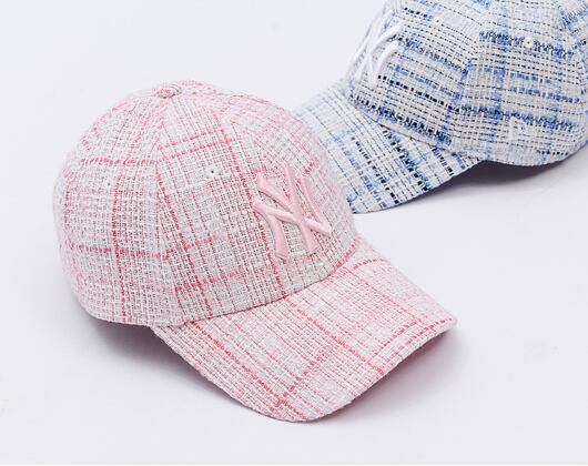 Dámská Kšiltovka New Era - MLB Tweed 9FORTY - NY Yankees - Pink