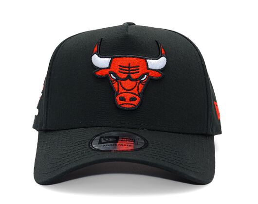 Kšiltovka New Era - NBA Side Patch 9FORTY A-Frame - Chicago Bulls - Black