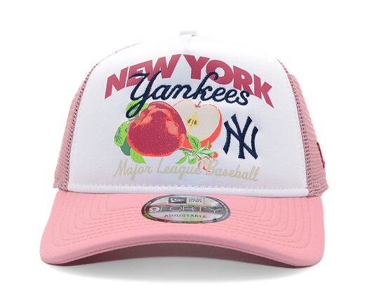 Kšiltovka New Era - MLB Fruit Graphic 9FORTY Trucker - NY Yankees - Pink