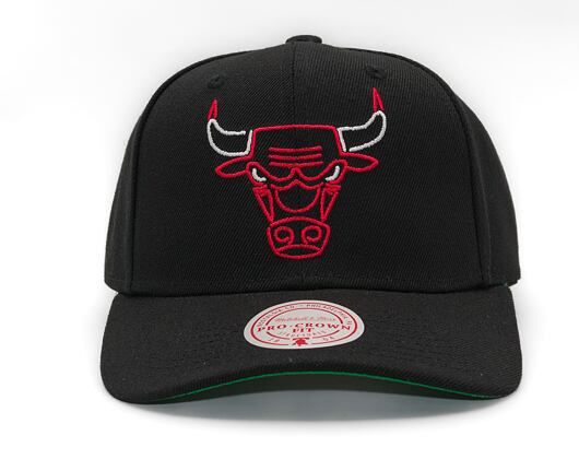 Kšiltovka Mitchell & Ness - Neon Logo Pro Snapback - Chicago Bulls - Black